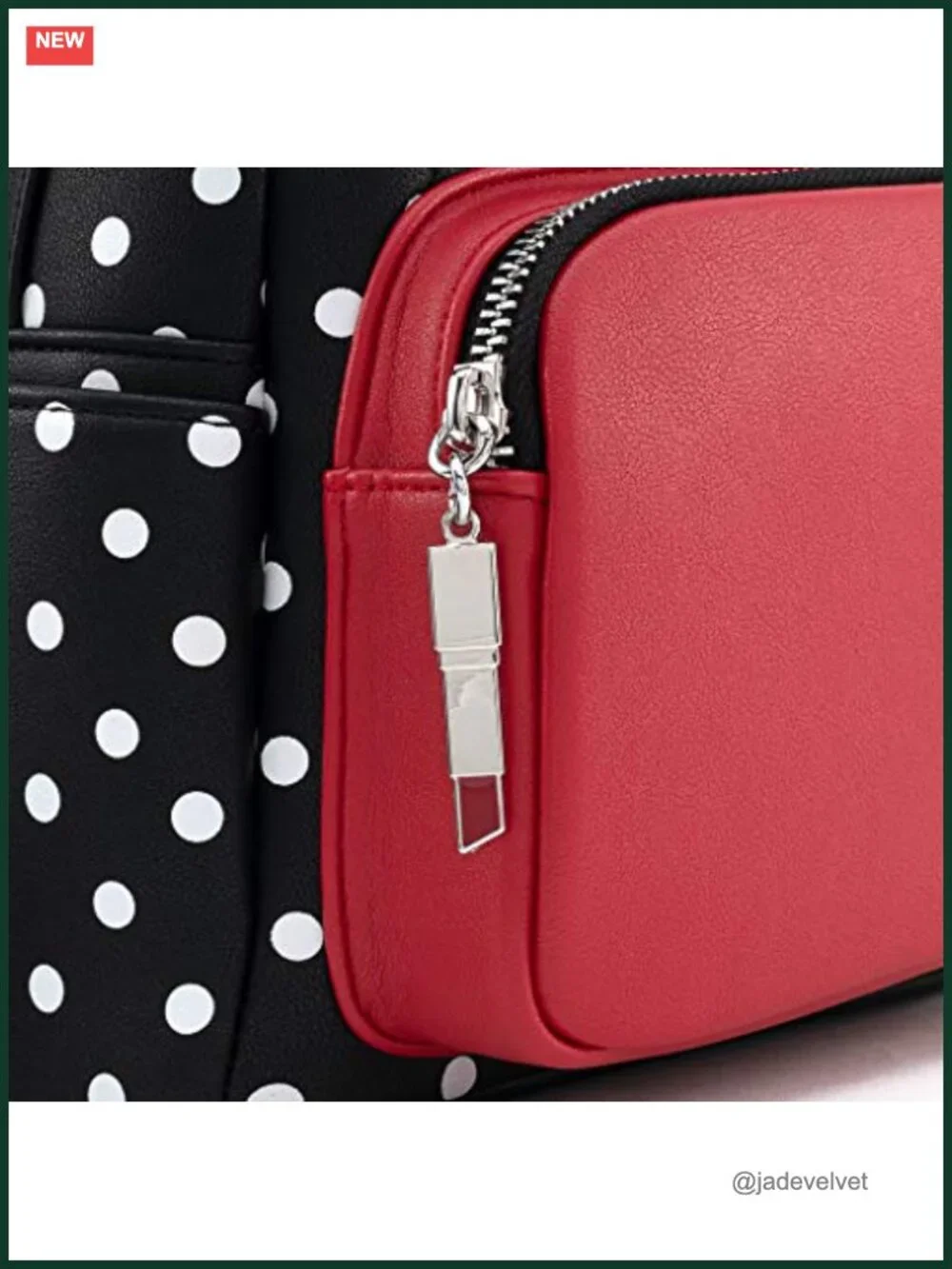 Loungefly Disney Minnie Mouse Double Strap Shoulder Bag Purse Faux Leather